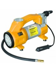 Compresor auto cu manometru 12V si lanterna 7 leduri Bottari foto