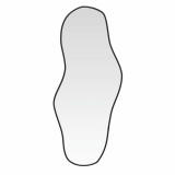 Cumpara ieftin Oglinda de perete, negru, 80x35 cm