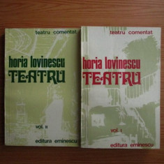 Horia Lovinescu - Teatru. Teatru comentat 2 volume