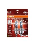 Set 2 buc Bec H4 Night Breaker Laser Next Generation +150% 12V 60/55W