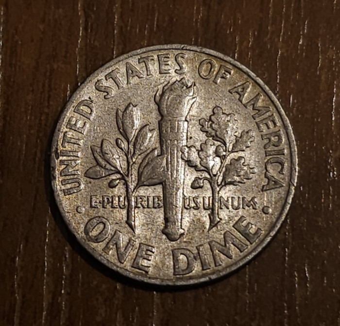 One dime 1964, SUA, argint
