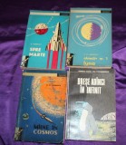 Lot 4 carti cosmonautica - D St Andreescu Maine in Cosmos, Obiectiv nr 1 Luna, Spre Marte, Brese adanci in infinit astronomie
