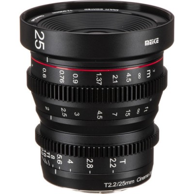 Obiectiv Manual Meike 25mm T2.2 S35 Cine foto