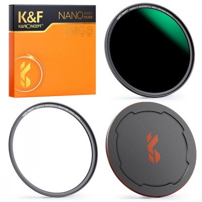 Filtru magnetic K&amp;amp;F Concept 58mm NANO-X ND1000 Series Neutral Density Lens Filter HD SKU.1757 foto