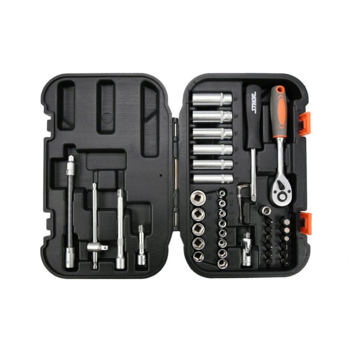 Trusa tubulare 1/4&#039;&#039;, 42 buc Sthor 58641