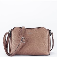 Geanta maro metalizat casual FloraCO Paris F2516 M9 foto