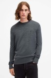 AllSaints pulover de lana MODE barbati, culoarea gri, M002KZ