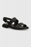 Camper sandale de piele Edy femei, culoarea negru, K200573-013