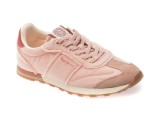 Cumpara ieftin Pantofi sport PEPE JEANS roz, ONCE TWILL, din material textil