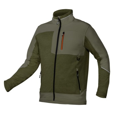 Jacheta OUTDOOR softshell, verde HardWork ToolsRange foto