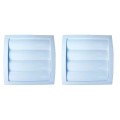 2 x Grila aerisire gravitationala 120mm