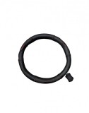 Husa Volan Piele Negru cu Rosu Gaurele M 37-38cm ALM