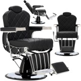 Scaun frizerie Notus hidraulic, pentru salon de coafură și barber shop, Barberking
