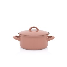 Cratita cu capac Moka Metalac, email, 16cm,1.5l