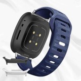 Curea din silicon compatibila cu Samsung Galaxy Watch8 40mm, Cerulean Blue