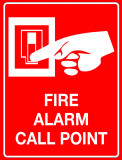 Sign fire alarm call point