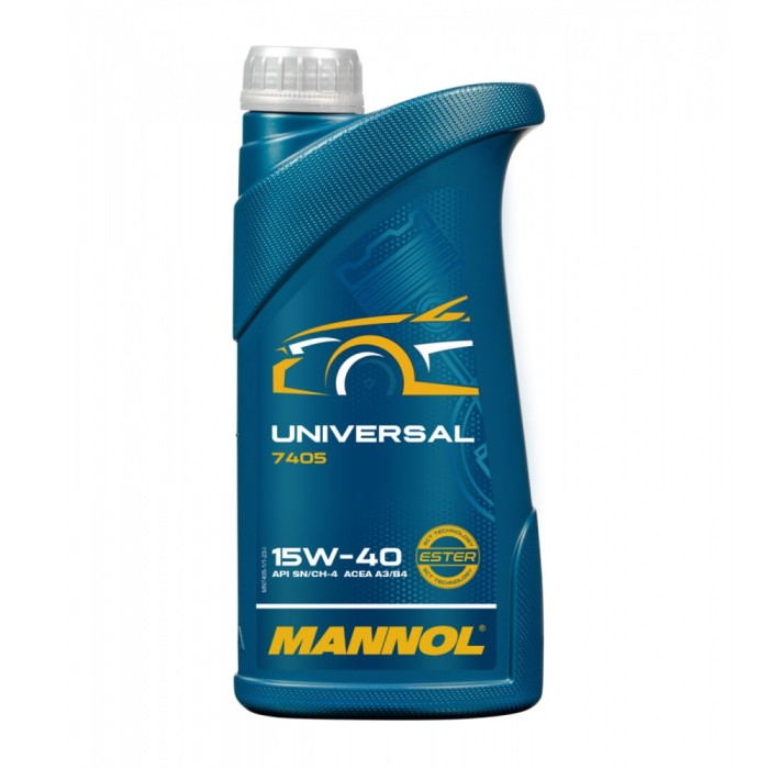 Ulei Motor Mannol Universal 15W40 - 1 Litru (Mineral, Protectie Extinsa)