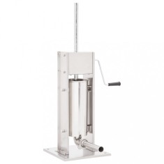 Aparat de umplut c&acirc;rnați manual, argintiu, 5 L, oțel inoxidabil