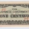 Filipine, One Centavo 1942_Ocupație japoneză_a UNC_serie liniara PT