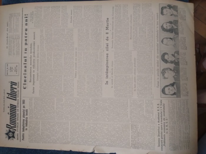 ZIAR ROMANIA LIBERA 4 MARTIE 1953