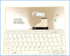 Tastatura Laptop Acer Aspire One seriile D260 D270 Alba US/UK foto