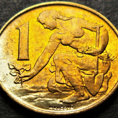 Moneda 1 COROANA - RS CEHOSLOVACIA, anul 1990 * cod 2000 B = patina frumoasa