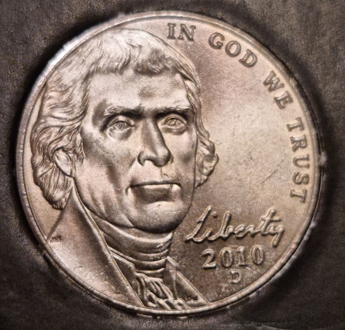 5 centi USA - SUA - 2010 D