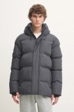 Superdry geaca barbati, culoarea gri, de iarna, M5011901A-PIJ