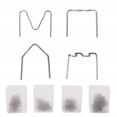 Set 400 Cleme Pentru Pistol de Lipit, Reparat si Sudat Plastic, 4 modele diferite foto