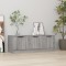 vidaXL Comodă TV, gri sonoma, 102x35x36,5 cm, lemn prelucrat 817082