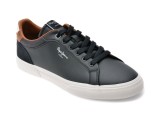 Cumpara ieftin Pantofi sport PEPE JEANS bleumarin, KENTON COURT , din piele ecologica
