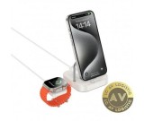 Incarcator Retea Wireless HOCO CQ16A 3in1 15W 1.67A Alb