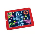 Tableta de desen interactiva cu 8 efecte luminoase, Magic Pad, Kruzzel