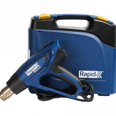 RAPID R2200 LCD gun, geantă de transport, afișaj cu LED, reglarea temperaturii, aer cald,, aer cald, 650°C, 2200 W