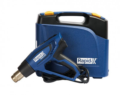 RAPID R2200 LCD gun, geantă de transport, afișaj cu LED, reglarea temperaturii, aer cald,, aer cald, 650&amp;deg;C, 2200 W foto