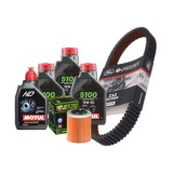 Cumpara ieftin Kit schimb ulei CF Moto CForce 450 / 520 / 550 curea Gates carbon, Motul