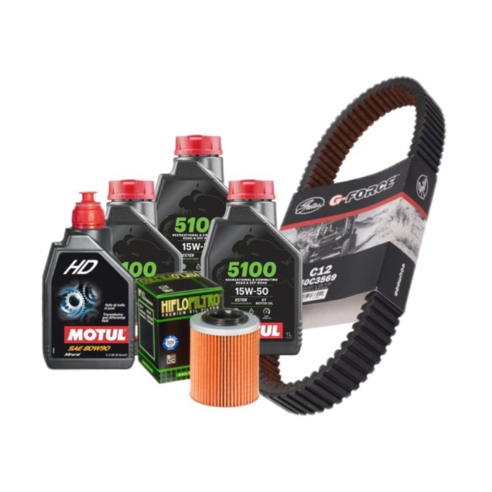 Kit schimb ulei CF Moto CForce 450 / 520 / 550 curea Gates carbon