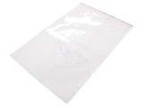 Pungă cu fermoar polietilenă 340mm x 240mm x 45um