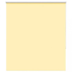 vidaXL Jaluzea cu role opace galben 130x130 cm La?ime material 126,6 cm foto