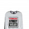 Bluza Vision Street Wear Batwing Gri /Negru L