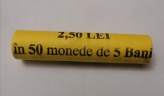Romania 5 bani 2022 fisic (50 monede)