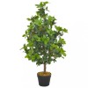 VidaXL Plantă artificială dafin cu ghiveci, verde, 90 cm