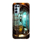 Husa compatibila cu Oppo Find X3 Lite model Time machine, Silicon, TPU, Viceversa, Transparent, Carcasa
