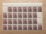 Protectoratul Boemiei 1942 - Aniversare AH 1942, Sfert Coală 26v Arhivă, MNH -A150