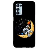 Husa compatibila cu Oppo A54 5G model Moon rider, Silicon, TPU, Viceversa, Transparent, Carcasa