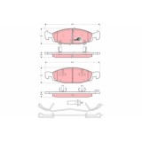 TRW set placute frana, frana disc Cotec