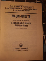 Masini unelte - E. Botez foto