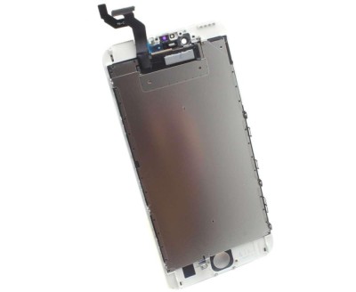 Display iPhone 6S Plus LCD Alb Complet Cu Tablita Metalica Si Conector Amprenta foto