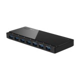 Cumpara ieftin Hub USB UH700, 7 porturi USB 3.0, 1 port Micro-USB, adaptor DC - TP-Link UH700