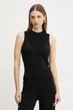Armani Exchange vesta femei, culoarea negru, light, XW000118 AF10352